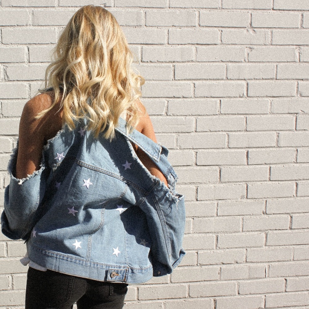 Star denim jacket